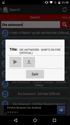 Ares MP3 Music android App screenshot 2