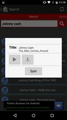 Ares MP3 Music android App screenshot 4